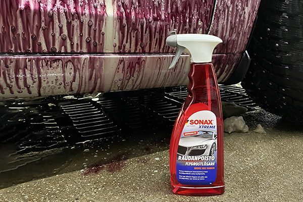 sonax xtreme raudanpoisto valumat