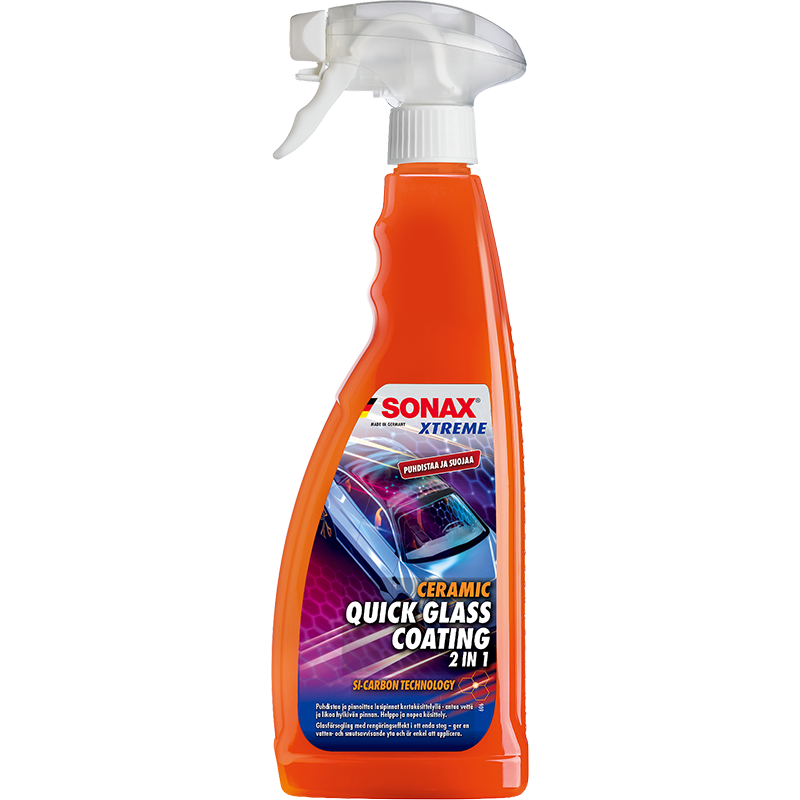 xtreme ceramic pinnoittava ikkunapesu 2 in 1, 750 ml pullo