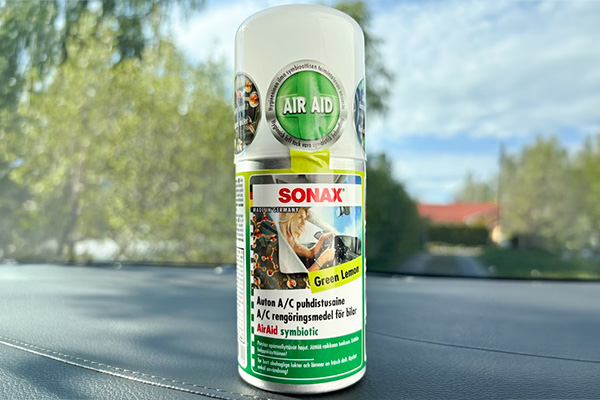 SONAX Air Aid Green lemon -ilmastoinnin puhdistusaine
